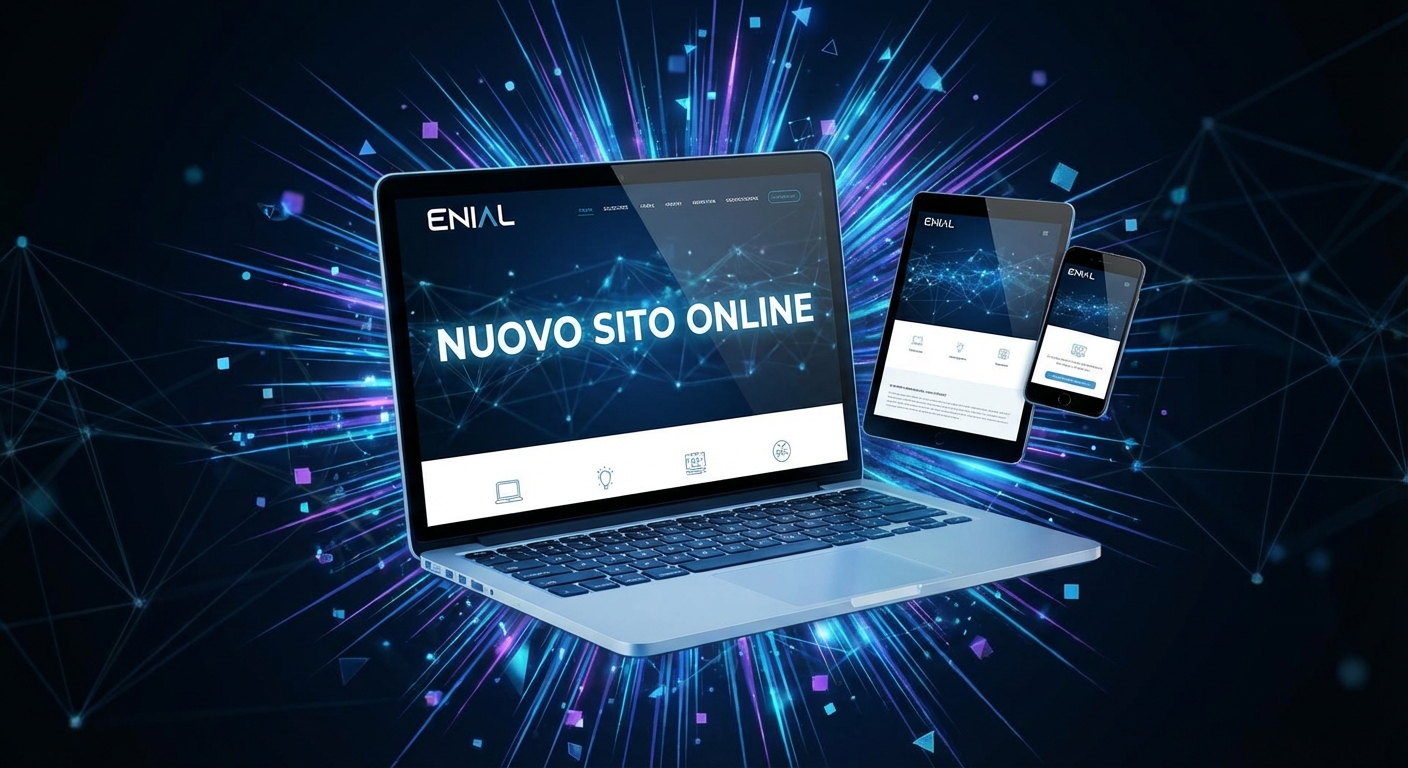 Nuovo sito ENIAL visualizzato su computer, tablet e smartphone